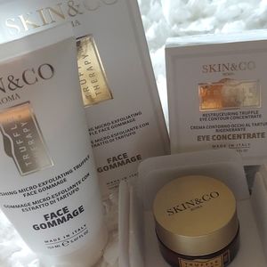 SKIN&CO Roma Truffle Face Gommage Exfoliant & Eye Concentrate Se